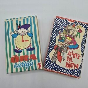 Vtg Hungarian Tarokk Cards Kartya 2 decks Jelmezbál Kártya Playing Game